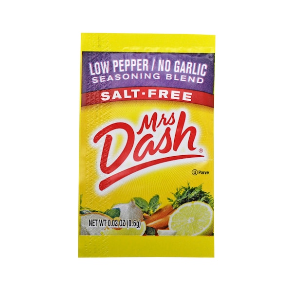 Mrs. Dash Mrs. Dash Low Pepper No Garlic Seasoning Blend .02 oz. Packet, PK500 80260537 - main